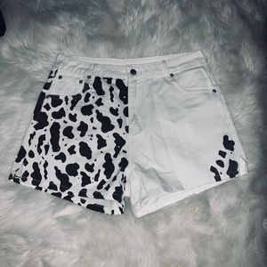 White print Shorts